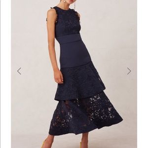 Gorgeous Navy Midi Dress